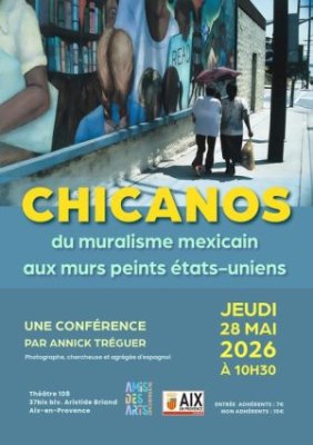 Conférence : Chicanos, du muralisme mexicain au murs peints états-uniens