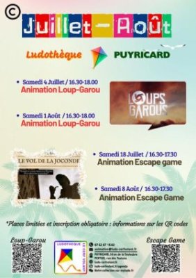 Animation Loup-Garou et escape Game