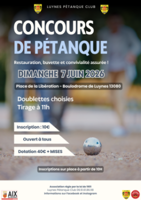 Concours de pétanque