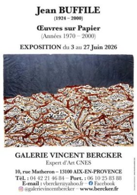 Exposition : Œuvres sur papier - Jean Buffile (1924-2000)