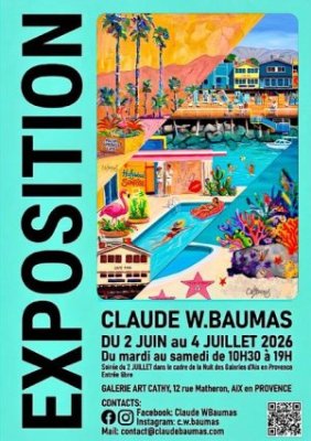 Exposition - Peinture - Claude W.BAUMAS