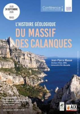 Conférence - L'histoire géologique du Massif des Calanques