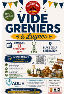 Vide greniers Festi'Luynes