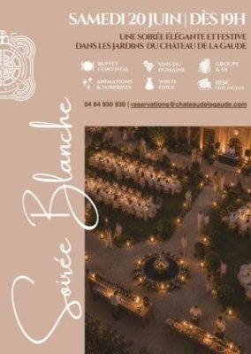 Soirée Blanche du Château de la Gaude