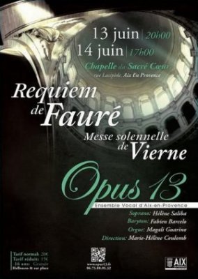 Concert - Gabriel Fauré et Louis Vierne