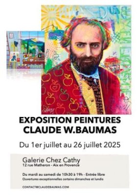 Exposition de peinture Claude W.Baumas