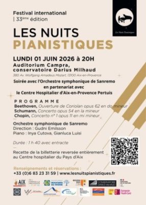 Concert caritatif : Le piano en majesté