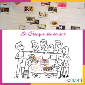 Un autre regard sur le numérique - La fresque des écrans