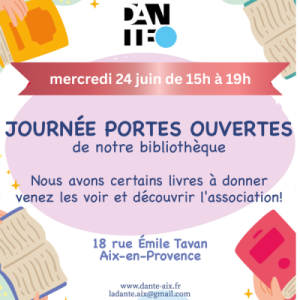 Journée Portes Ouvertes Association Dante Alighieri