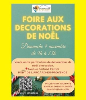 Foire aux décorations de Noël