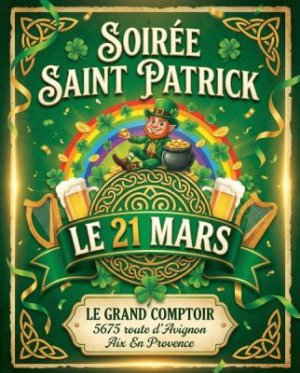Soirée Saint-Patrick au Grand Comptoir
