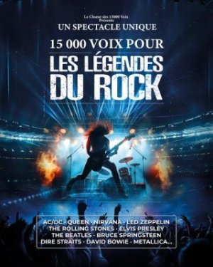 15000 voix pour les légendes du rock