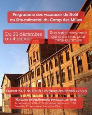 Les vacances de Noël au Site-mémorial du camp des Milles